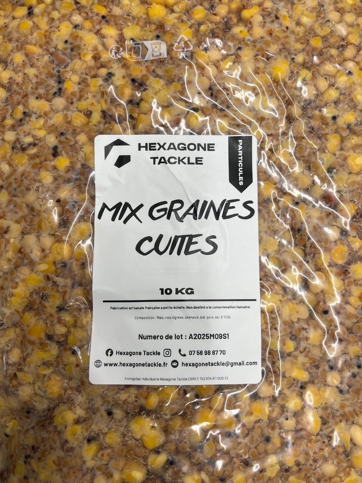 Mélange graines cuites